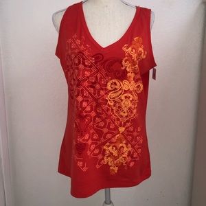 Hanes Patterned Tank Top
